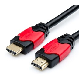 Кабель HDMI-HDMI Red/Gold 10 м, v1.4