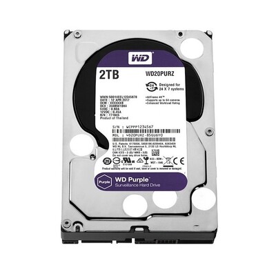 Внутренний жесткий диск WD Purple 2TB WD20PURZ