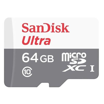 Карта памяти SanDisk Ultra microSDXC 64GB C10